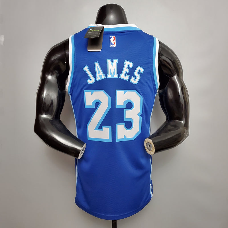 CAMISA LOS ANGELES LAKERS - AZUL - CRENSHAW -