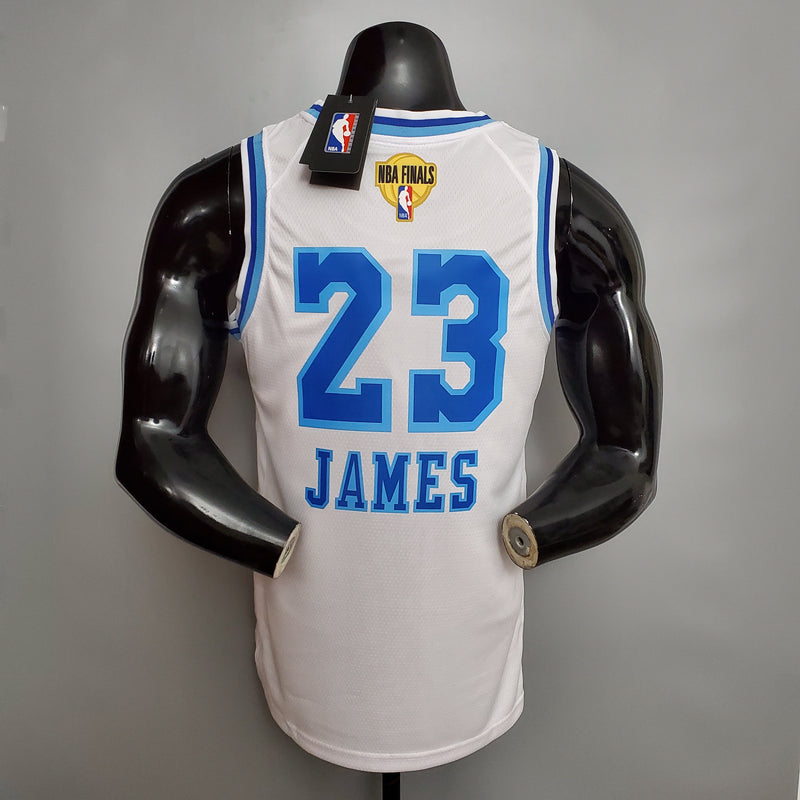 CAMISA LOS ANGELES LAKERS - AZUL - RETRÔ -