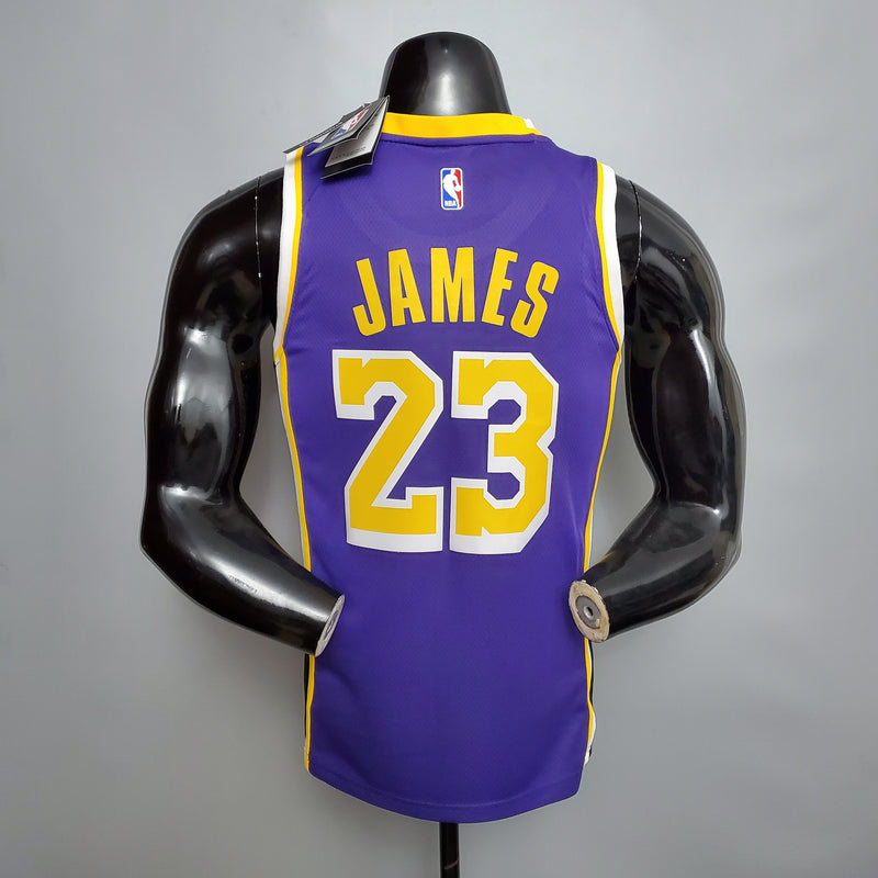 CAMISA LOS ANGELES LAKERS - ROXA E AMARELA -