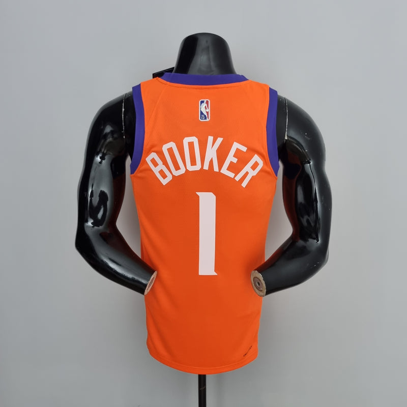 CAMISA PHOENIX SUNS - LARANJA COM JORDAN BRILHANTE - CITY EDITION 75TH ANNIVERSARY - 2022