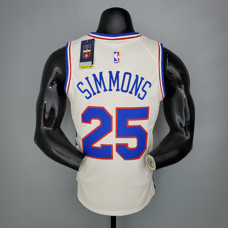 CAMISA PHILADELPHIA 76ers - BRANCO E AZUL - EDIÇÃO 2021