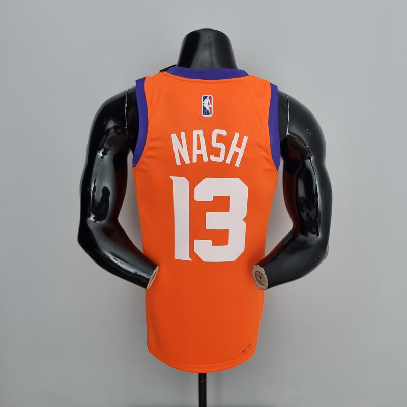 CAMISA PHOENIX SUNS - LARANJA COM JORDAN BRILHANTE - CITY EDITION 75TH ANNIVERSARY - 2022