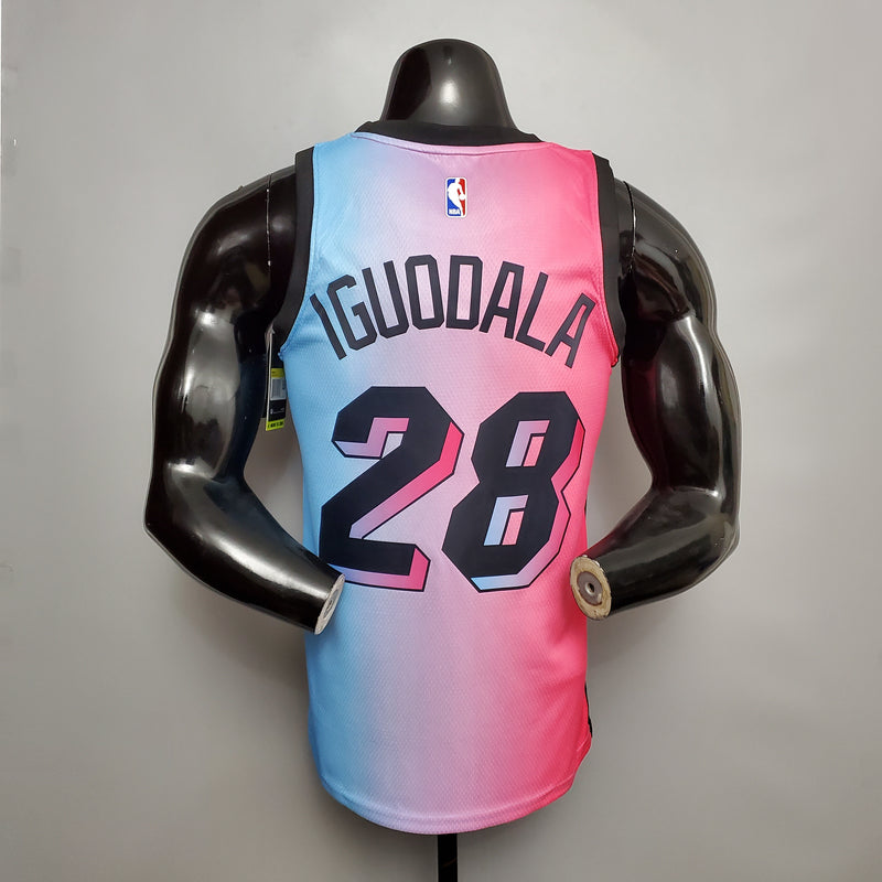 CAMISA MIAMI HEAT - EDIÇÃO ESPECIAL - ROSA DEGRADÊ -
