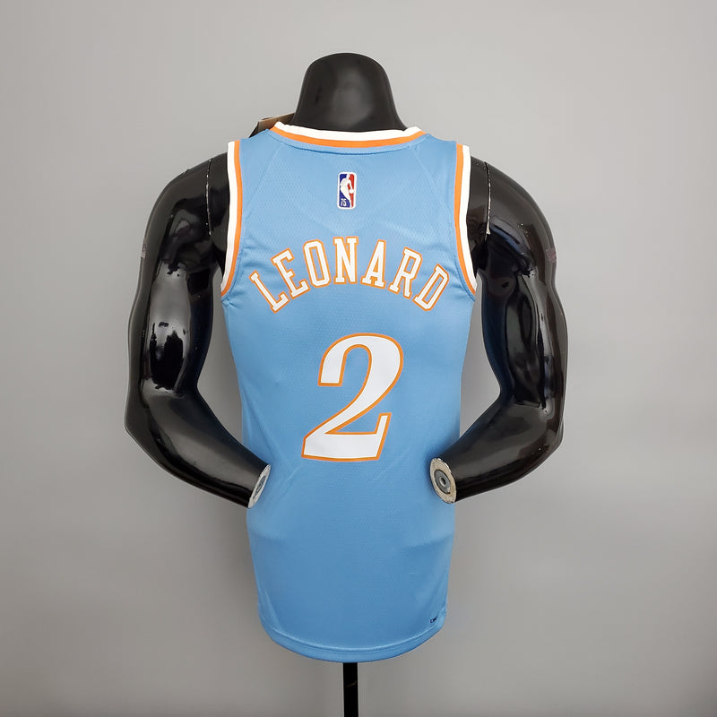 CAMISA LOS ANGELES CLIPPERS - AZUL COM NIKE BRILHANTE - CITY EDITION 75TH ANNIVERSARY - 2021/ 2022