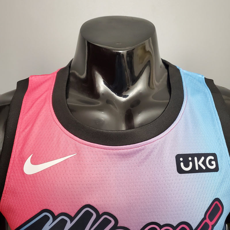CAMISA MIAMI HEAT - EDIÇÃO ESPECIAL - ROSA DEGRADÊ -