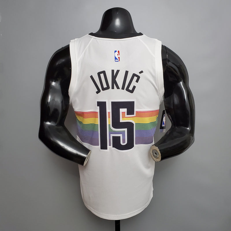 CAMISA DENVER NUGGETS - BRANCO -