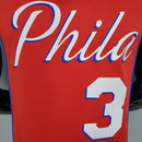 CAMISA PHILADELPHIA 76ERS - VERMELHA - 21/22