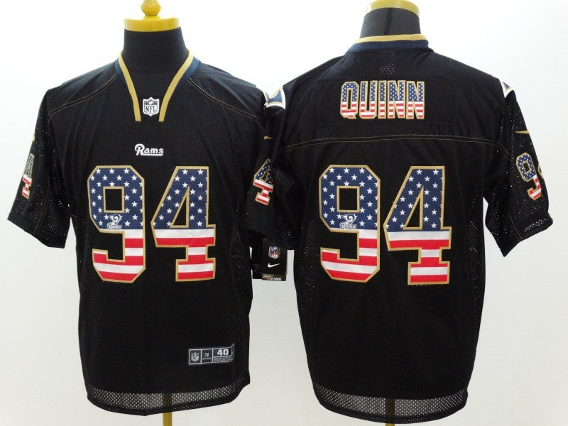 CAMISA LOS ANGELES RAMS - PRETO -