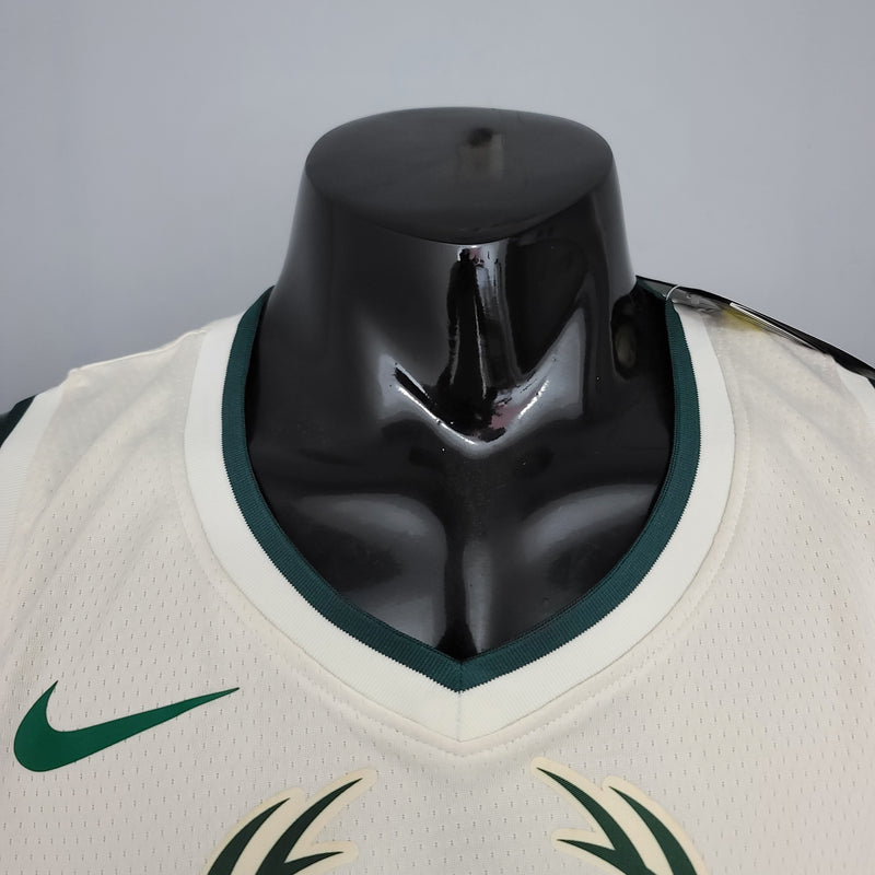 CAMISA MILWAUKEE BUCKS - BRANCA -