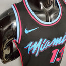 CAMISA MIAMI HEAT - PRETA 20/21 -