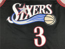 CAMISA PHILADELPHIA 76ERS - RETRÔ PRETA - 1997-1998-