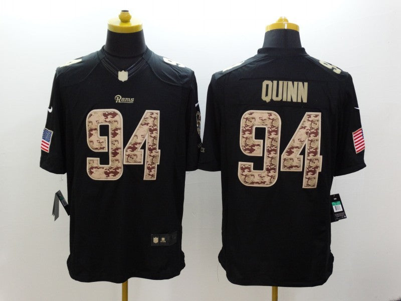 CAMISA LOS ANGELES RAMS - PRETO E MARROM -