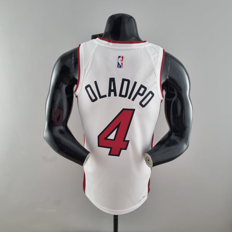 CAMISA MIAMI HEAT - ICON EDITION 75TH ANNIVERSARY - NIKE BRILHANTE - BRANCA  - 2021/ 2022
