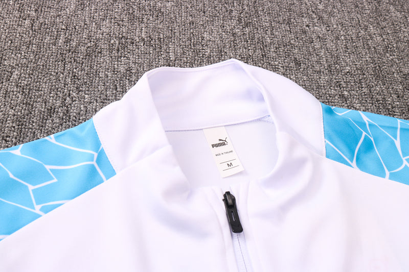 KIT PASSEIO - MANCHESTER CITY - AZUL BEBÊ, BRANCO E PRETO