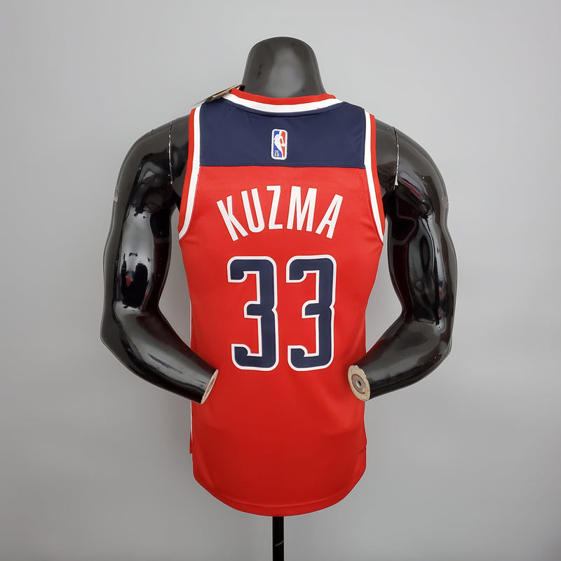 CAMISA WASHINGTON WIZARDS - 75TH ANNIVERSARY - VERMELHA - ICON EDITION - 2021