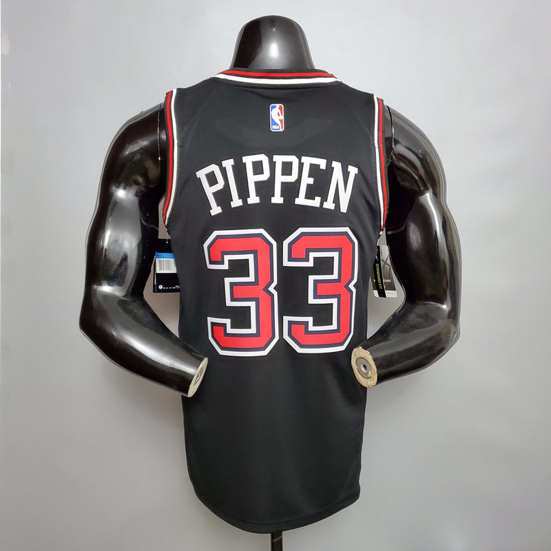 CAMISA CHICAGO BULLS - PRETA COM VERMELHO -
