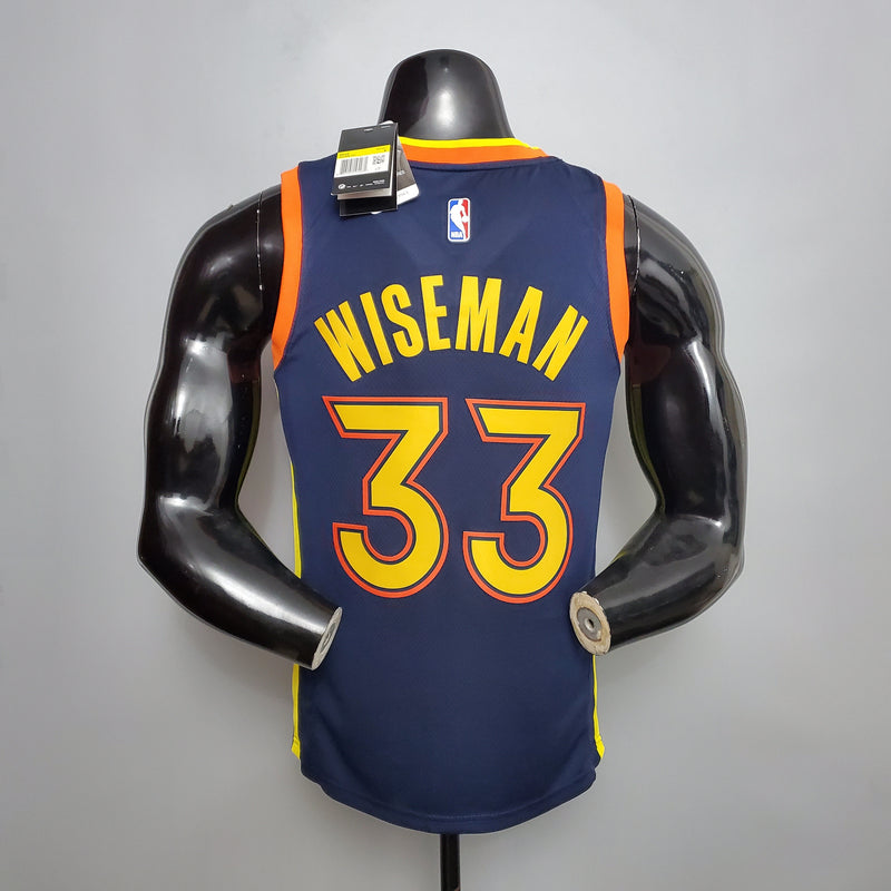CAMISA GOLDEN STATE WARRIORS - AZUL/ LARANJA/ AMARELA - 2021 -