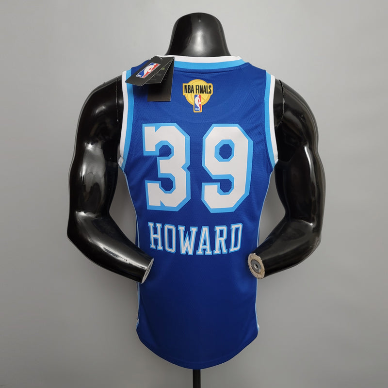 CAMISA LOS ANGELES LAKERS - AZUL - RETRÔ - NBA FINAIS DETAIL -