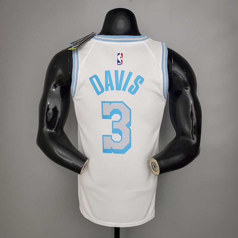 CAMISA LOS ANGELES LAKERS - BRANCA E AZUL CLARO 2021 -
