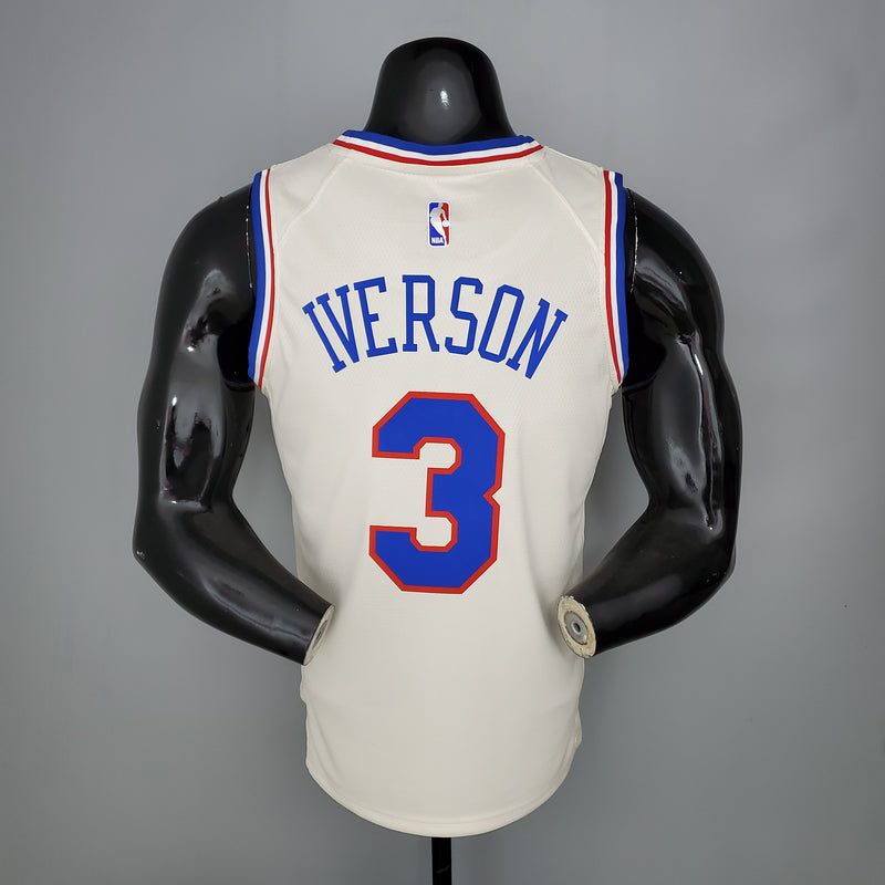 CAMISA PHILADELPHIA 76ers - BRANCO E AZUL - EDIÇÃO 2021