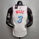 CAMISA MIAMI HEAT - BRANCA 20/21 -