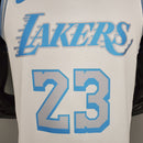 CAMISA LOS ANGELES LAKERS - BRANCA E AZUL CLARO 2021 -