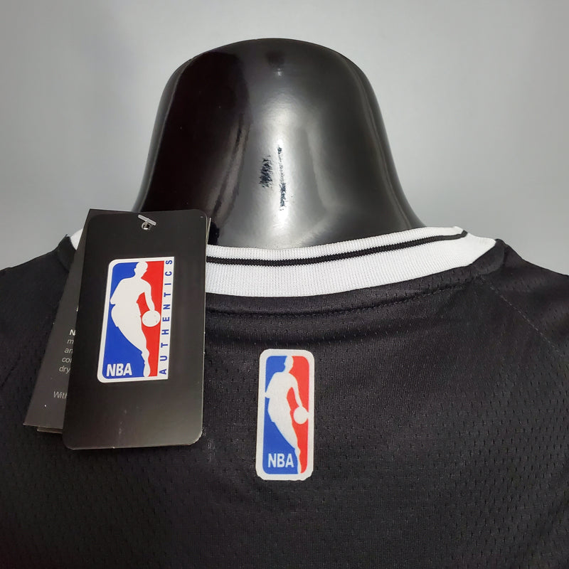 CAMISA BROOKLYN NETS - PRETA 2021 -