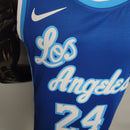CAMISA LOS ANGELES LAKERS - AZUL - RETRÔ - NBA FINAIS DETAIL -