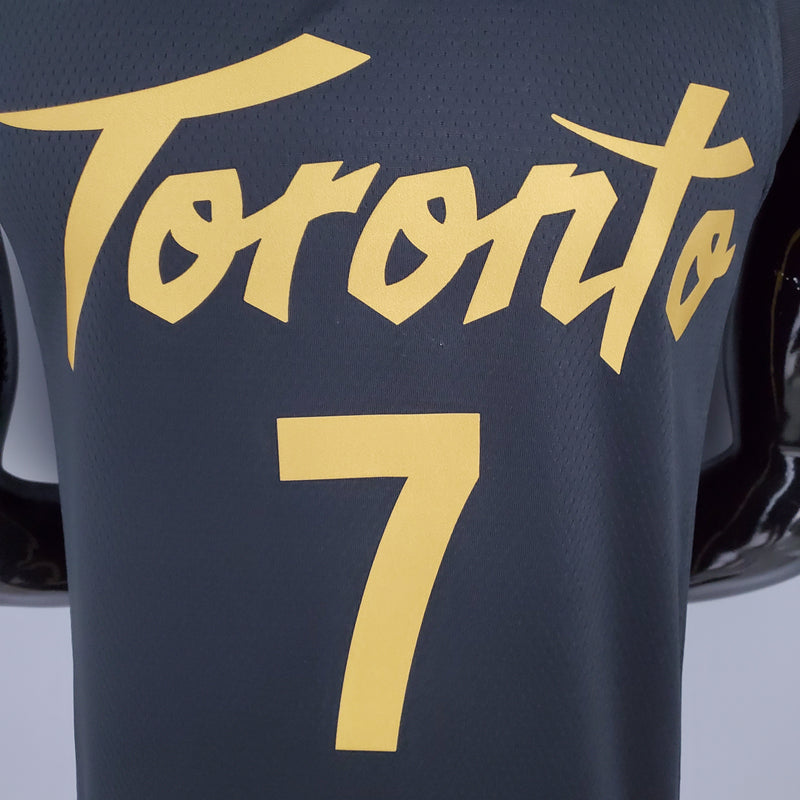 CAMISA TORONTO RAPTORS - PRETO E DOURADO -