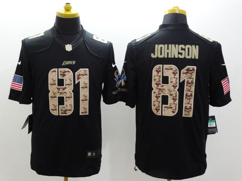 CAMISA DETROIT LIONS - PRETO -