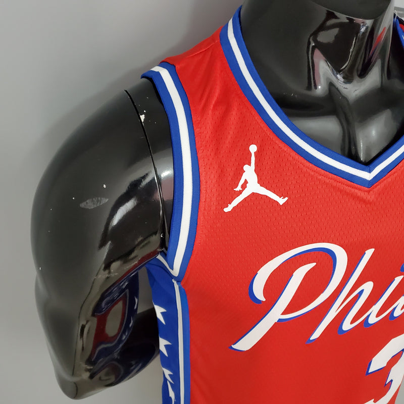 CAMISA PHILADELPHIA 76ERS - VERMELHA - 21/22