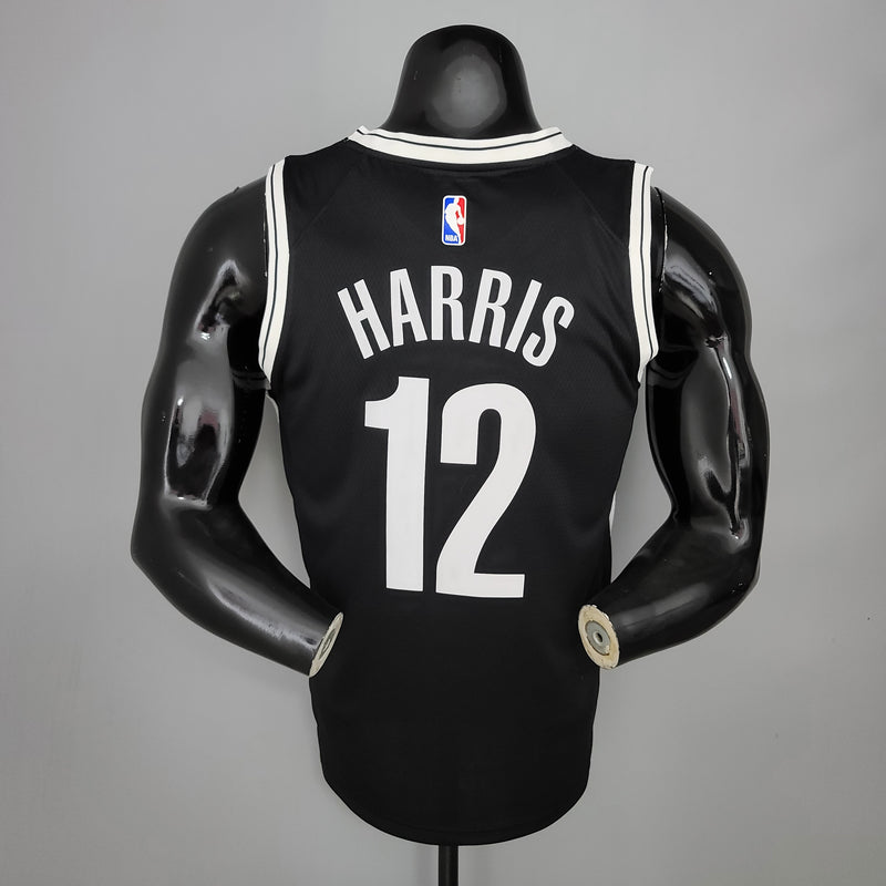 CAMISA BROOKLYN NETS - PRETA 2021 -