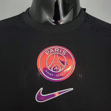 Carregar imagem no visualizador da galeria, CAMISA PARIS SAINT GERMAIN (PSG) - PRETO CLÁSSICO - JOGADOR - 21/22
