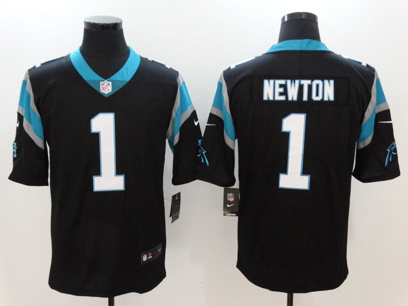 CAMISA CAROLINA PANTHERS  - PRETO E AZUL - #1 NEWTON