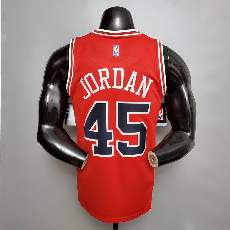 CAMISA CHICAGO BULLS - VERMELHA COM PRETO -