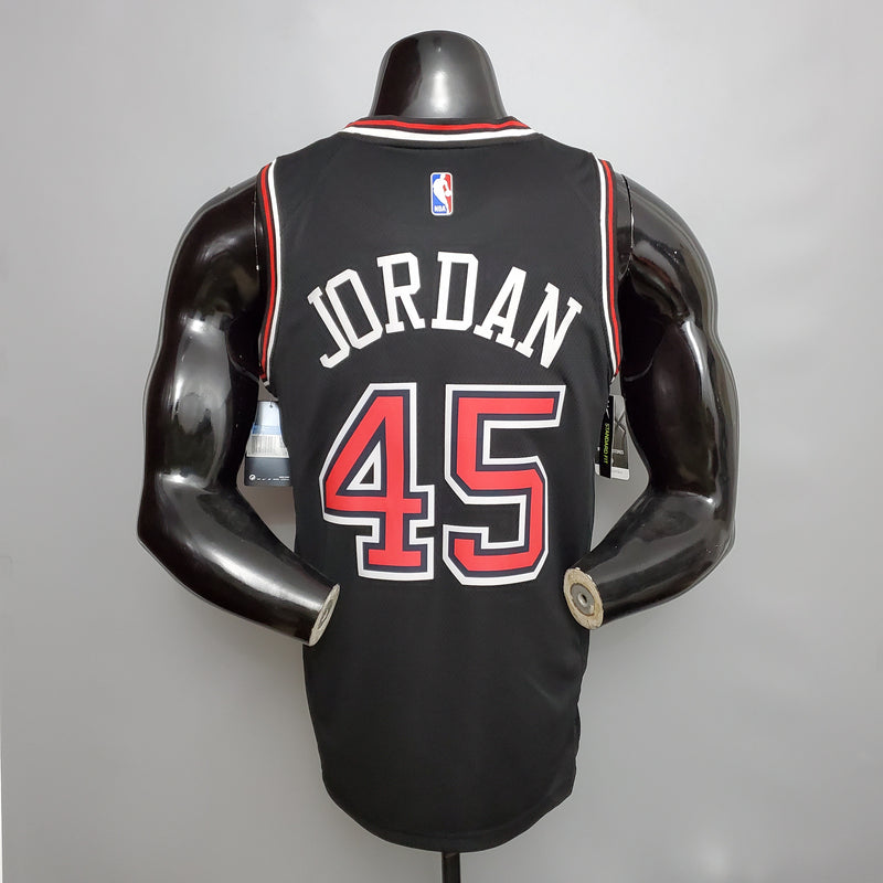 CAMISA CHICAGO BULLS - PRETA COM VERMELHO -