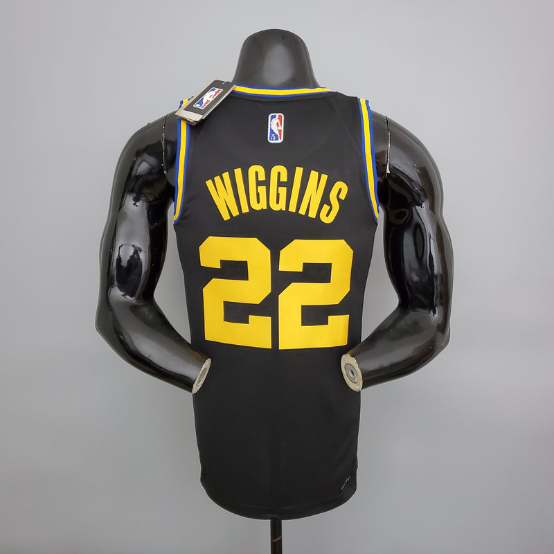 CAMISA GOLDEN STATE WARRIORS - PRETA COM NIKE BRILHANTE - CITY EDITION 75TH ANNIVERSARY - 2021/ 2022