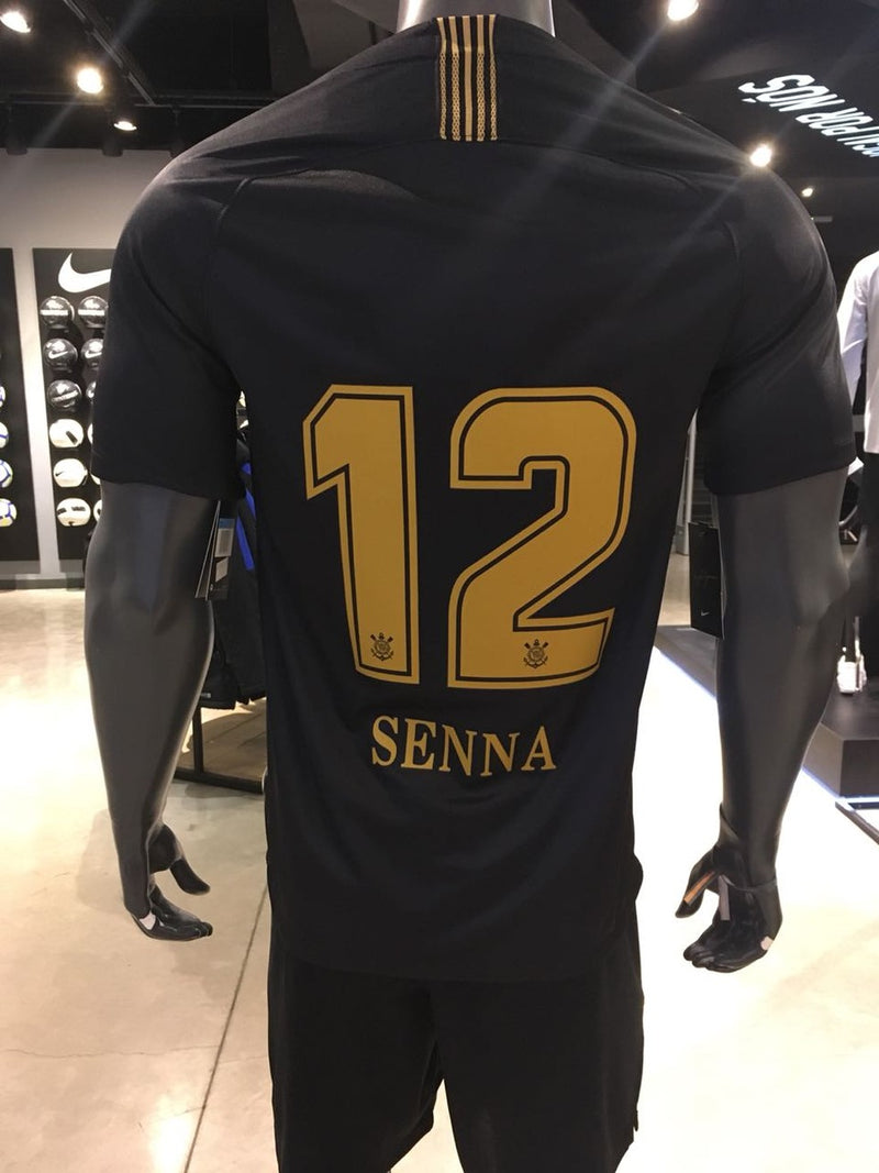 CAMISA CORINTHIANS - EDIÇÃO ESPECIAL AYRTON SENNA - TORCEDOR - 18/19