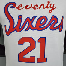 Carregar imagem no visualizador da galeria, CAMISA PHILADELPHIA 76ERS - BRANCA LIMITADA 2021  - #21 EMBIID
