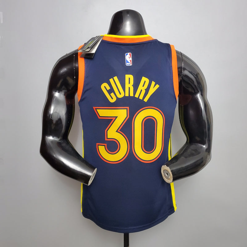 CAMISA GOLDEN STATE WARRIORS - AZUL/ LARANJA/ AMARELA - 2021 -