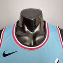 CAMISA MIAMI HEAT - AZUL E ROSA 20/21 -