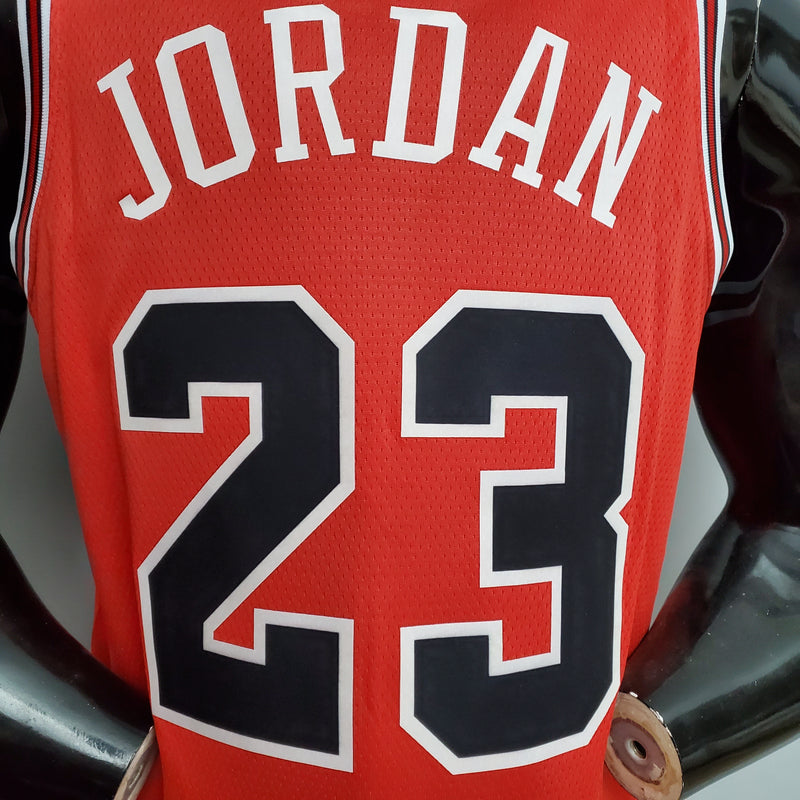 CAMISA CHICAGO BULLS - VERMELHA COM PRETO -
