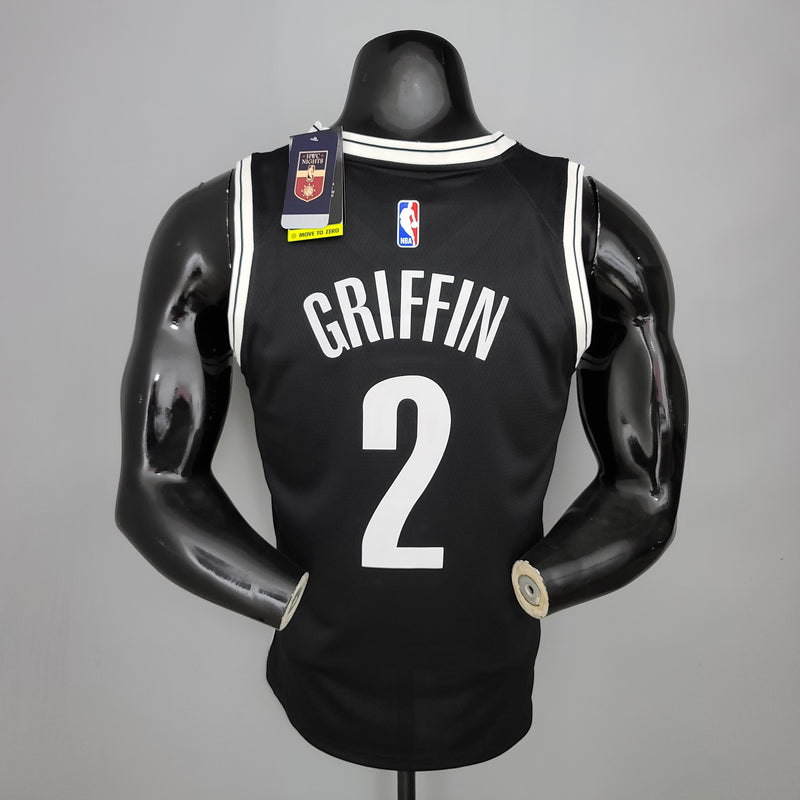 CAMISA BROOKLYN NETS - PRETA 2021 -