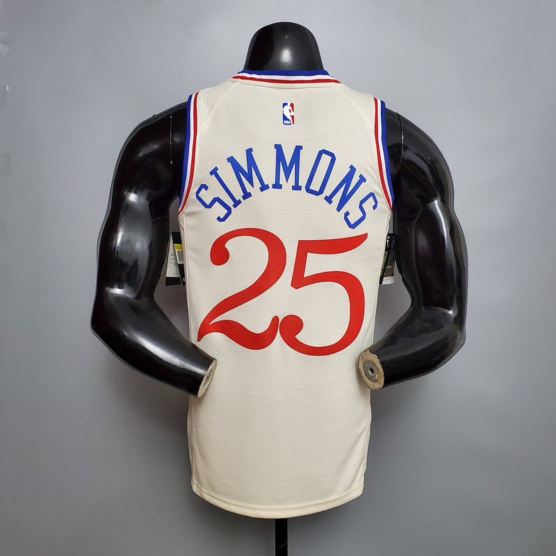 CAMISA PHILADELPHIA 76ERS - BRANCA -