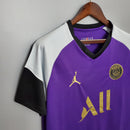 CAMISA PARIS SAINT GERMAIN (PSG) - TREINO/TRAINING - ROXA - TORCEDOR - 20/21