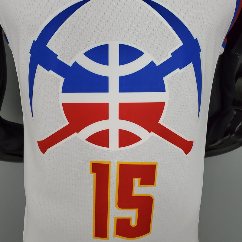 CAMISA DENVER NUGGETS EDIÇÃO BÔNUS - BRANCA -