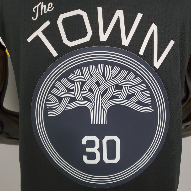 CAMISA GOLDEN STATE WARRIORS - PRETA CITY TOWN -