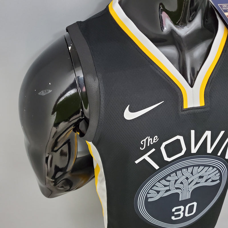 CAMISA GOLDEN STATE WARRIORS - PRETA CITY TOWN -