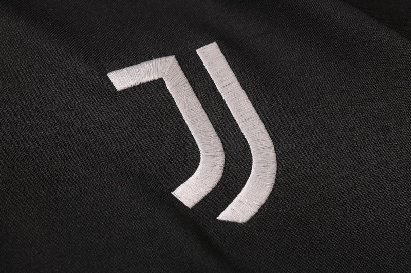 KIT PASSEIO - JUVENTUS - PRETO, VERMELHO, LARANJA E BRANCO