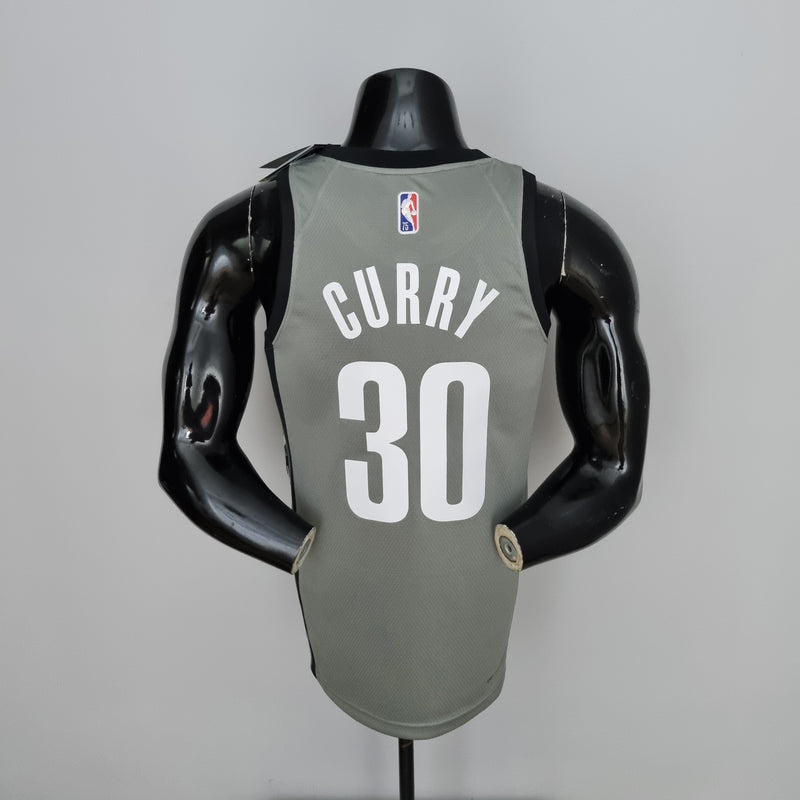 CAMISA BROOKLYN NETS - ICON EDITION 75TH ANNIVERSARY - JORDAN BRILHANTE - CINZA - 2021/ 2022